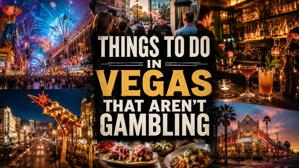Unique Las Vegas attractions and tours beyond traditional casino gambling.