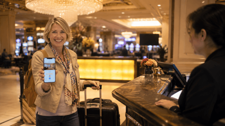 How to get free hotel rooms in Las Vegas using casino rewards programs and travel loyalty points.