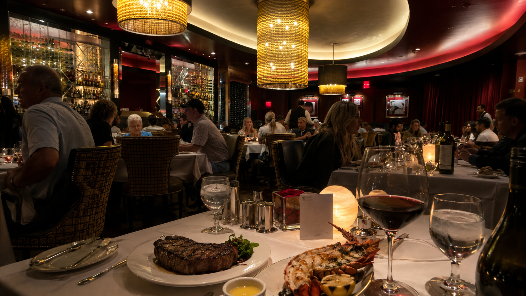 Elegant dining experience inside Beau Rivage Resort and Casino in Biloxi Mississippi featuring upscale restaurant atmosphere and gourmet cuisine.