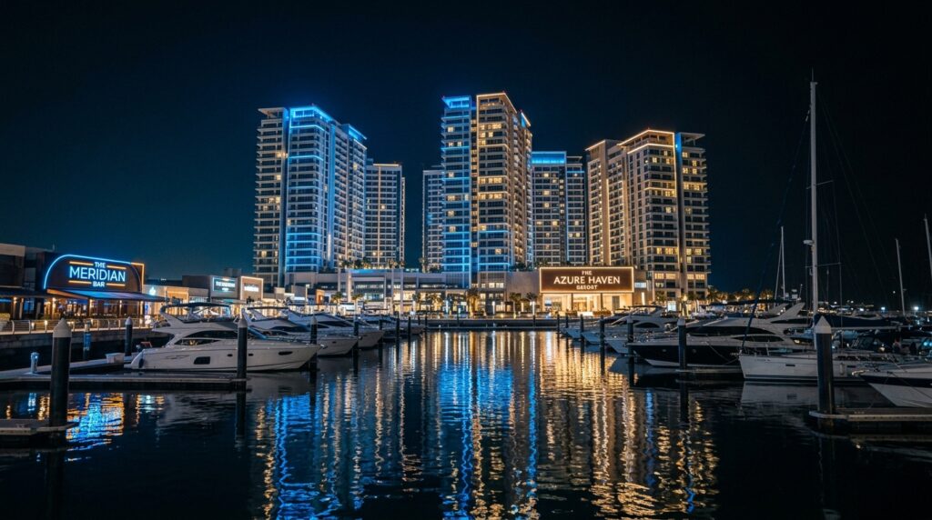 Oceanfront casino resort overlooking the Atlantic Ocean